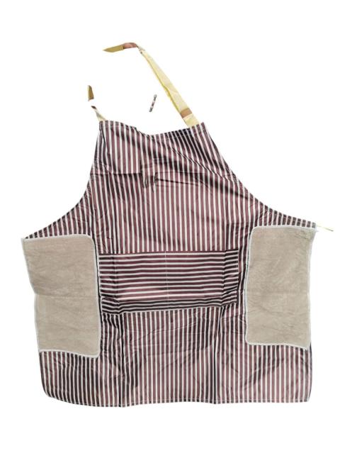 Delantal de rayas bicolor