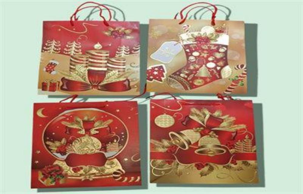 BOLSA REGALO NAVID M 32*26CM 1393