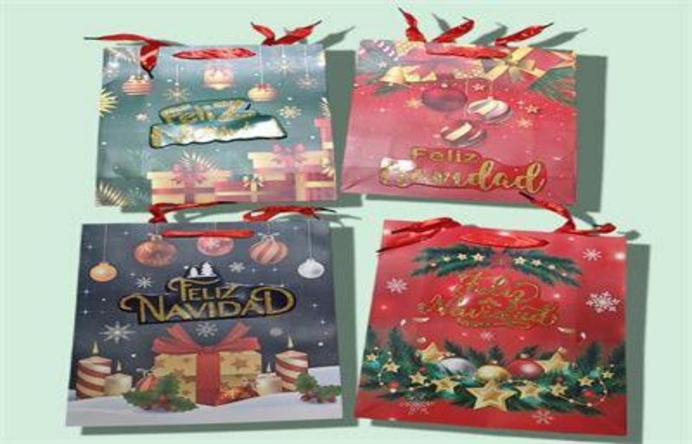 BOLSA REGALO NAVID M 32*26CM 5012
