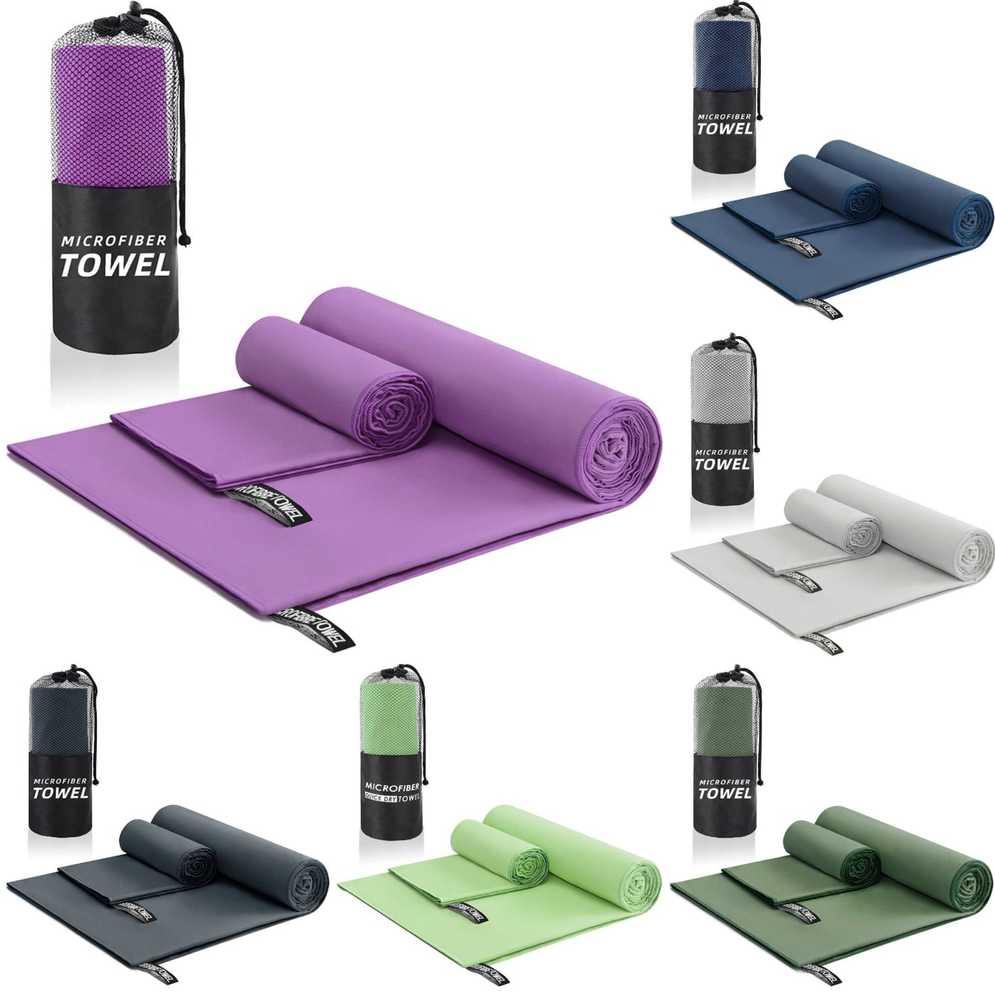 SET PANO DEPORTIVA 2PCS SECADO RAPIDO