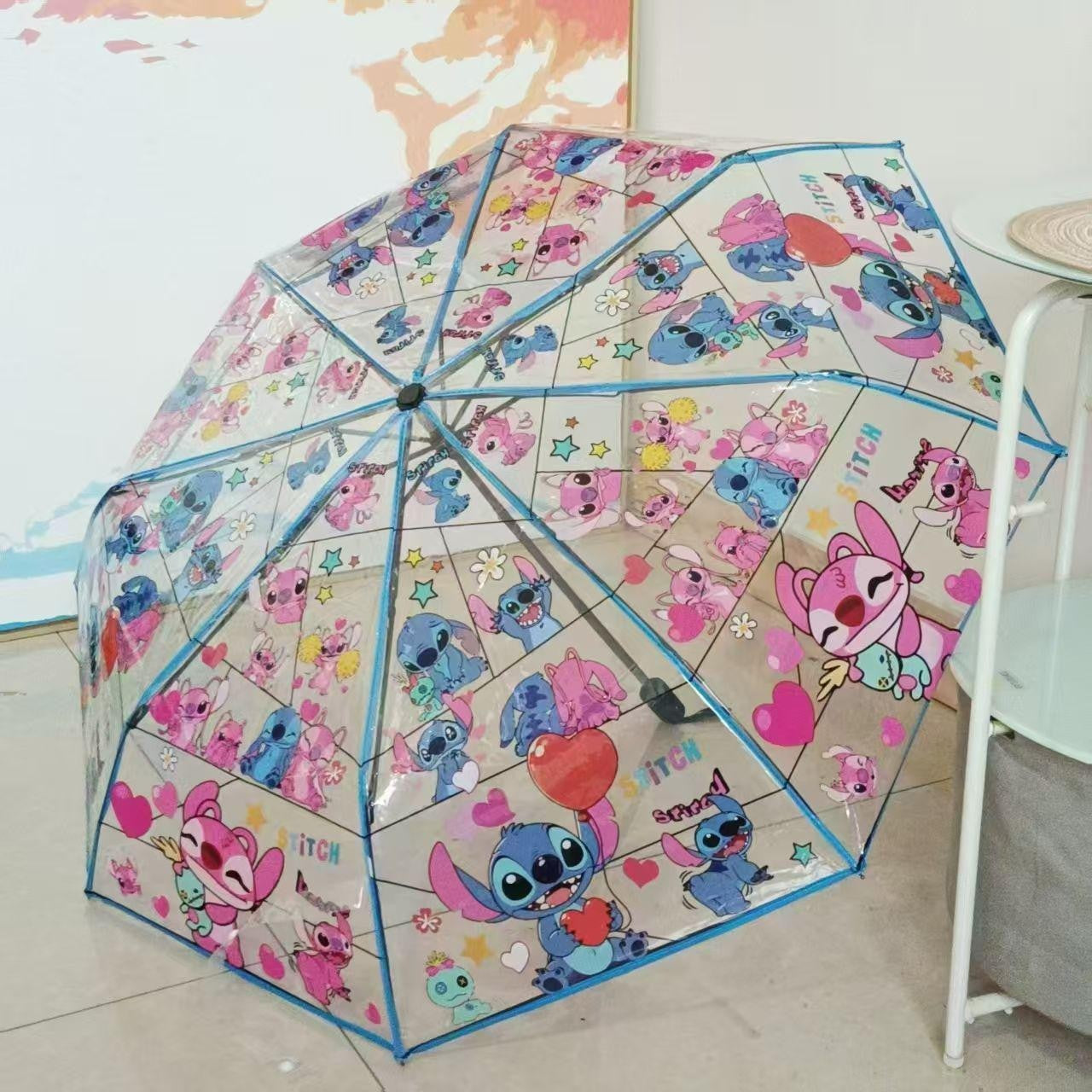 PARAGUAS PERSONAJE TRANSPARENTE