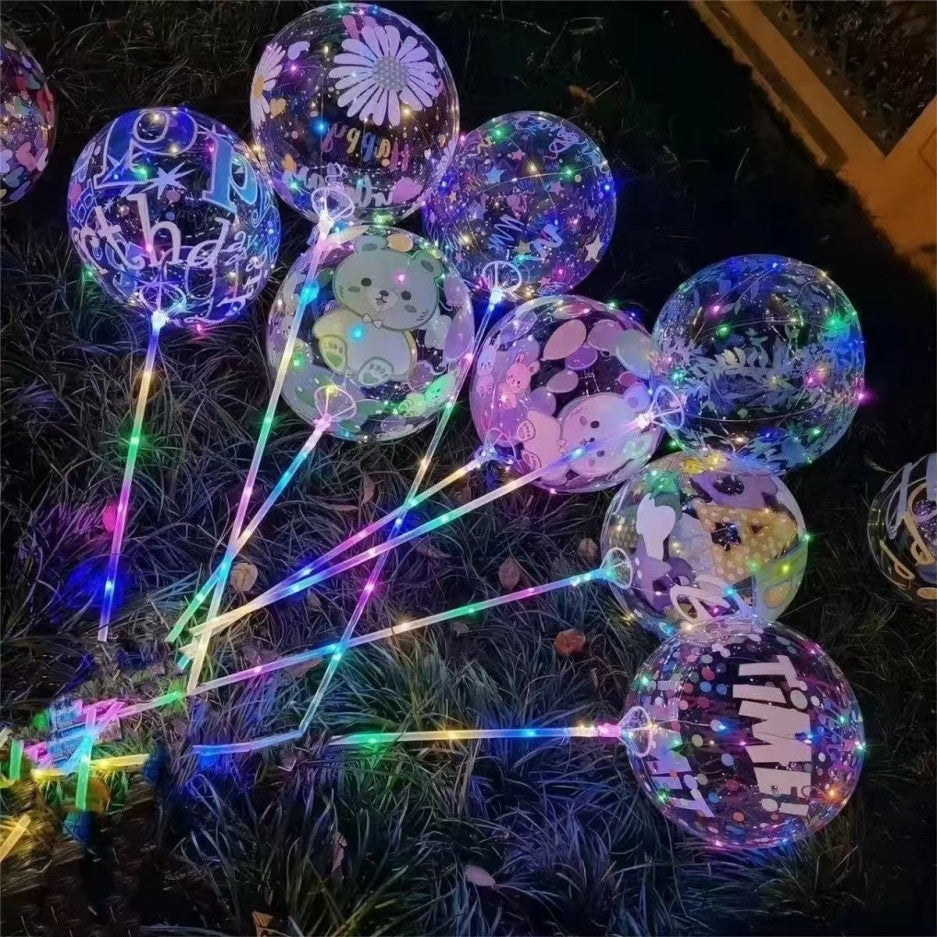 GLOBO LUZ 50PCS 20PULG PERSONAJE