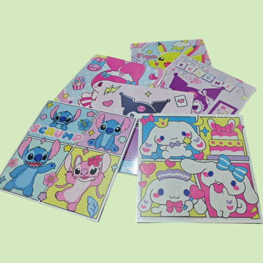 CUADRO DIAMANTE PERSONAJE 30*30