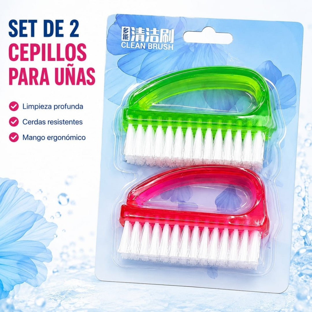 SET CEPILLO PARA UNAS 2PCS