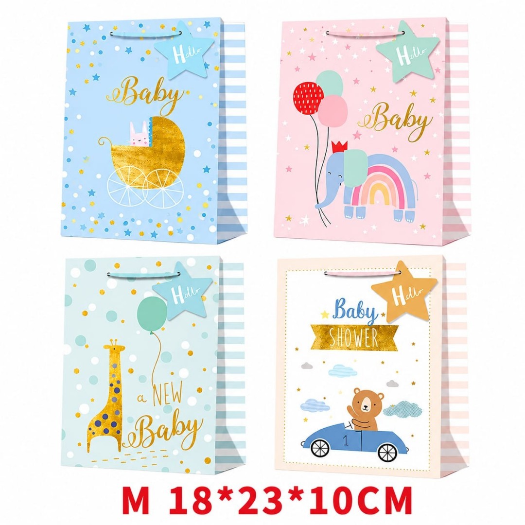 BOLSA REGALO BEBE M 18*23*10CM 3250