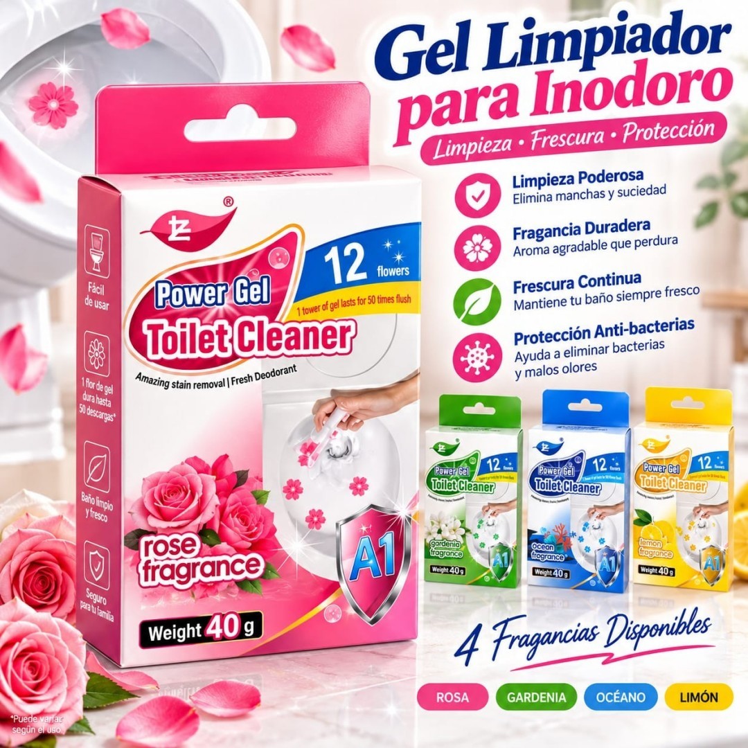 GEL LIMPIADOR PARA INODORO FLOR