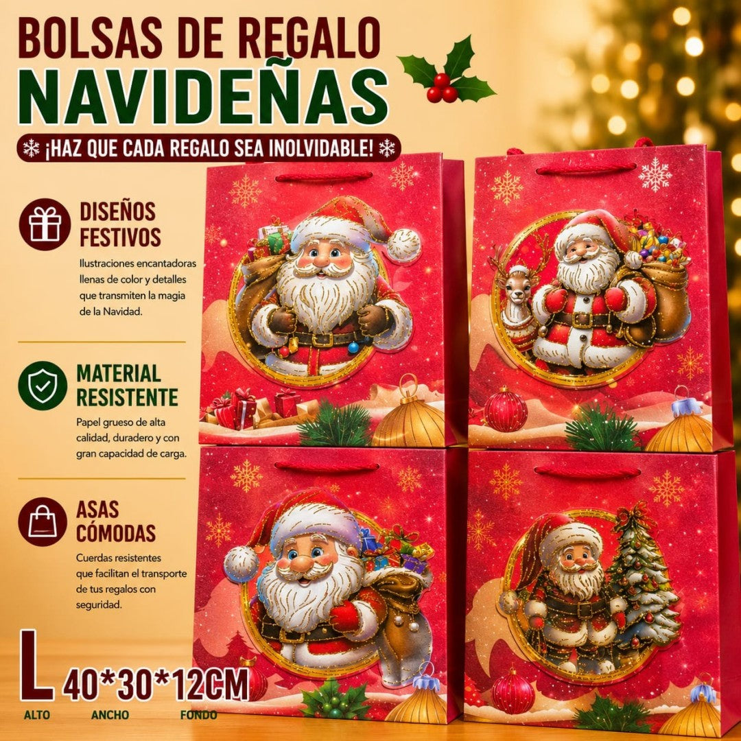BOLSA REGALO L NAVIDAD SC2070