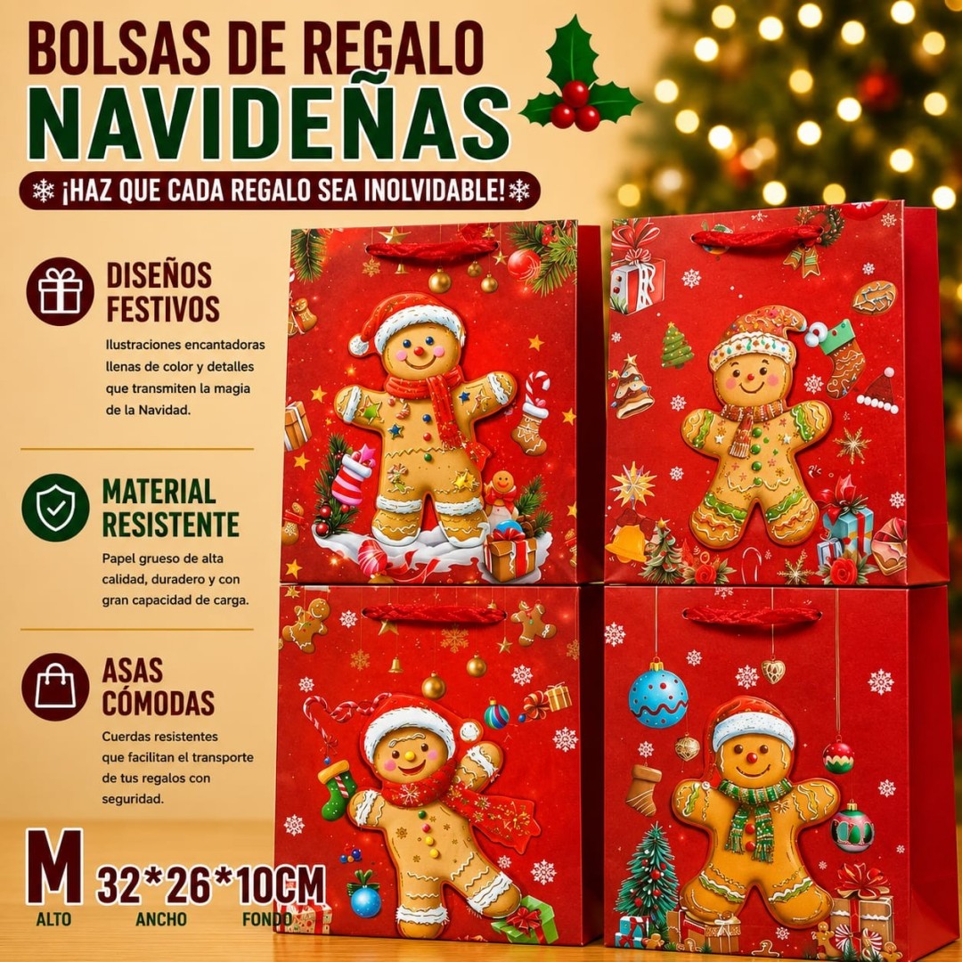 BOLSA REGALO M NAVIDAD SC2072