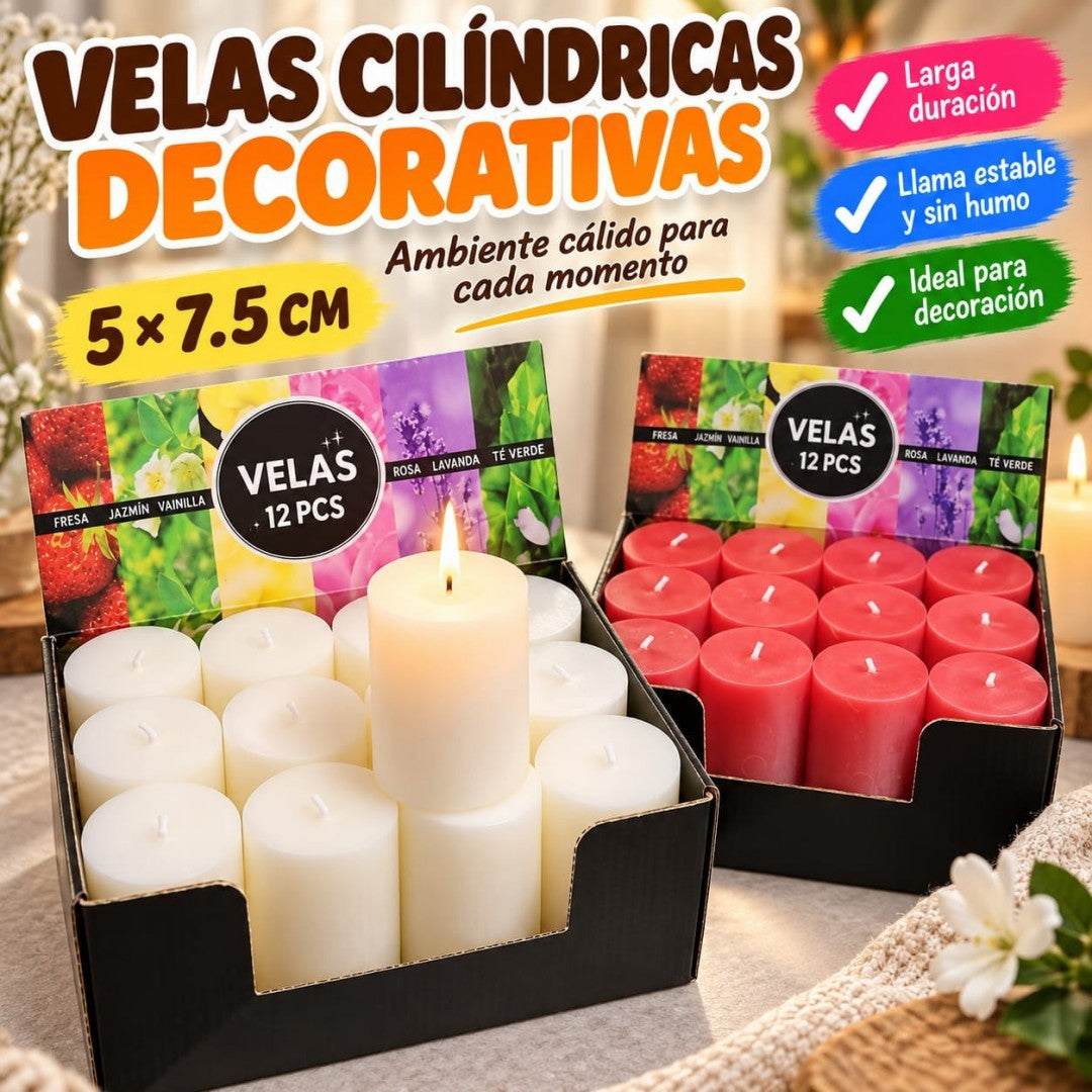 CANDELA CILINDRO 5*7.5