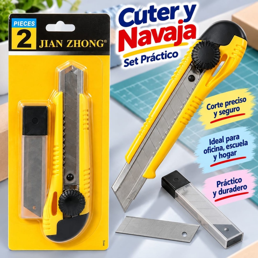 SET CUTER CON NAVAJA AD329