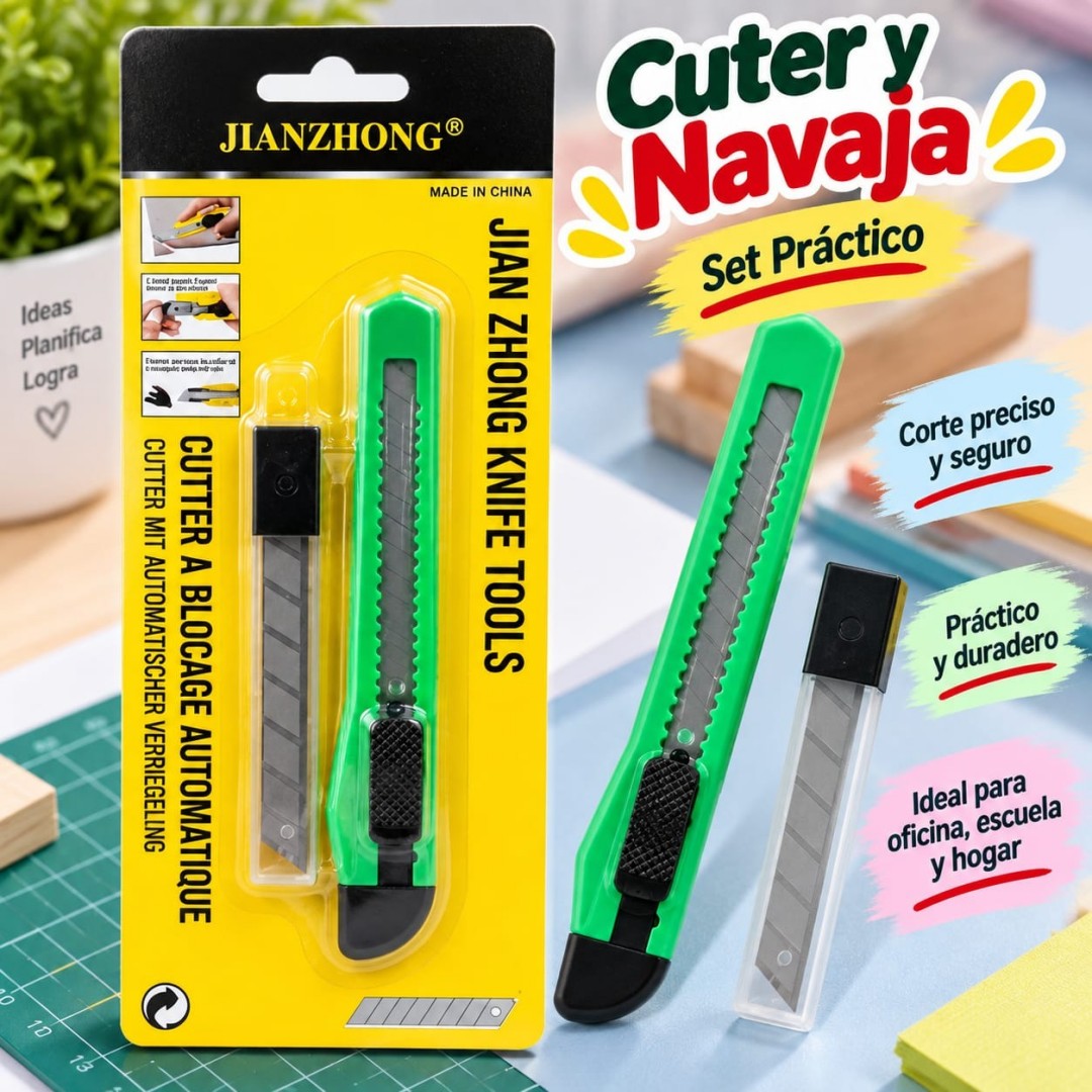 SET CUTER CON NAVAJA AD120