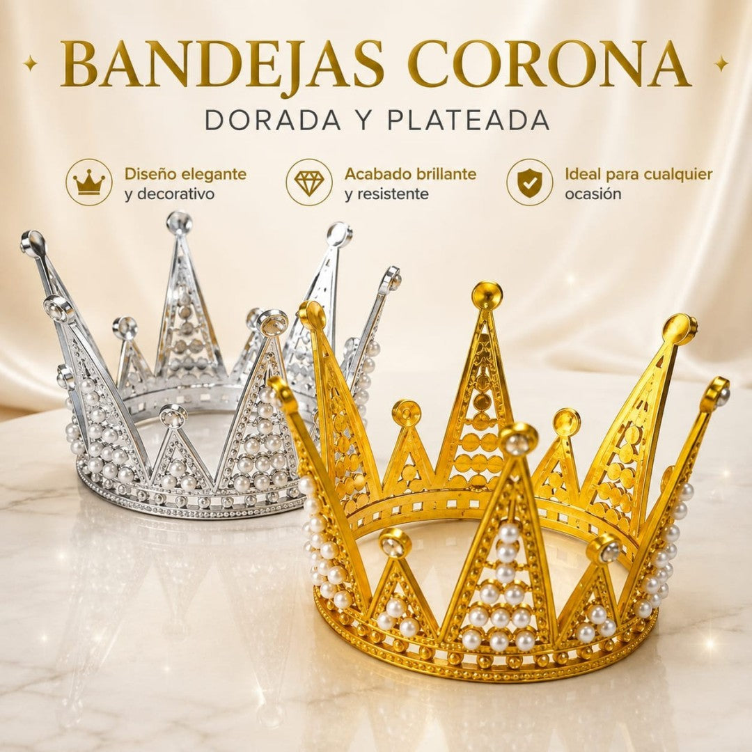 CORONA CON PERLA PVC