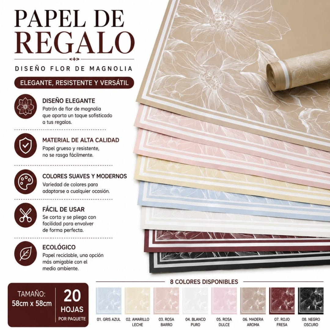 PAPEL REGALO 20PCS B