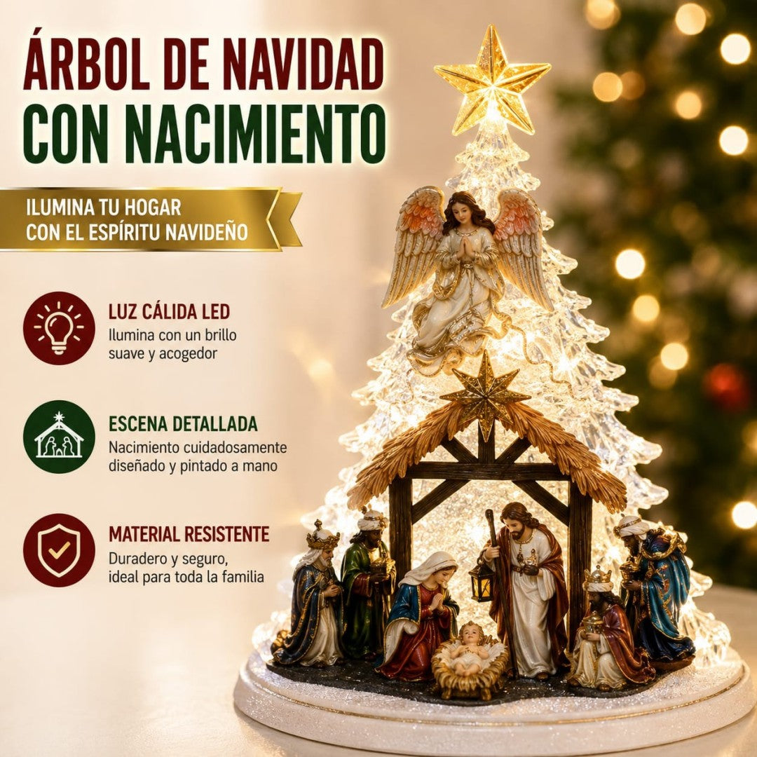 NACIMIENTO ACRILICO CON LUZ