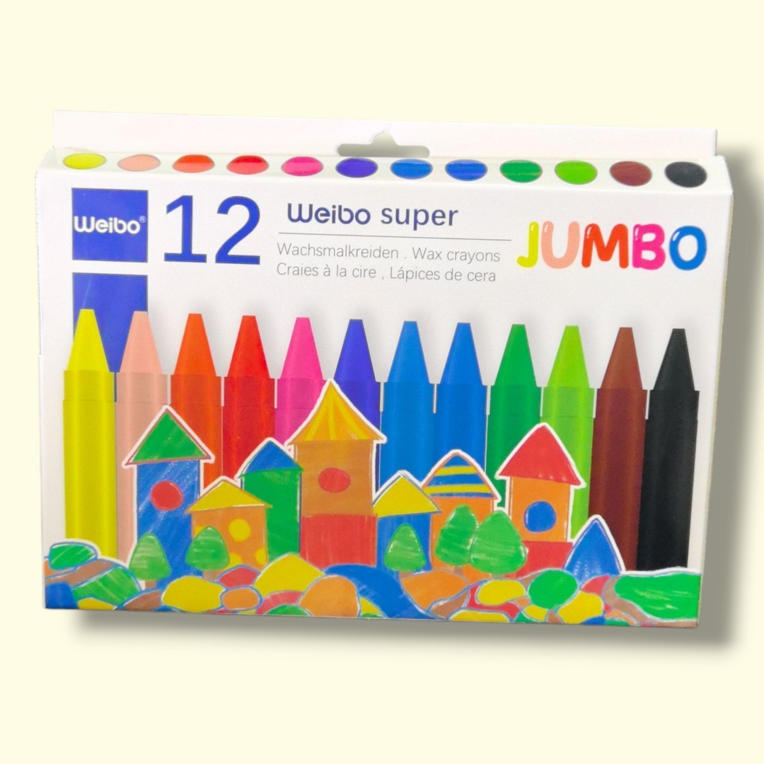 CRAYOLA JUMBO 12 COLOR WB-56006