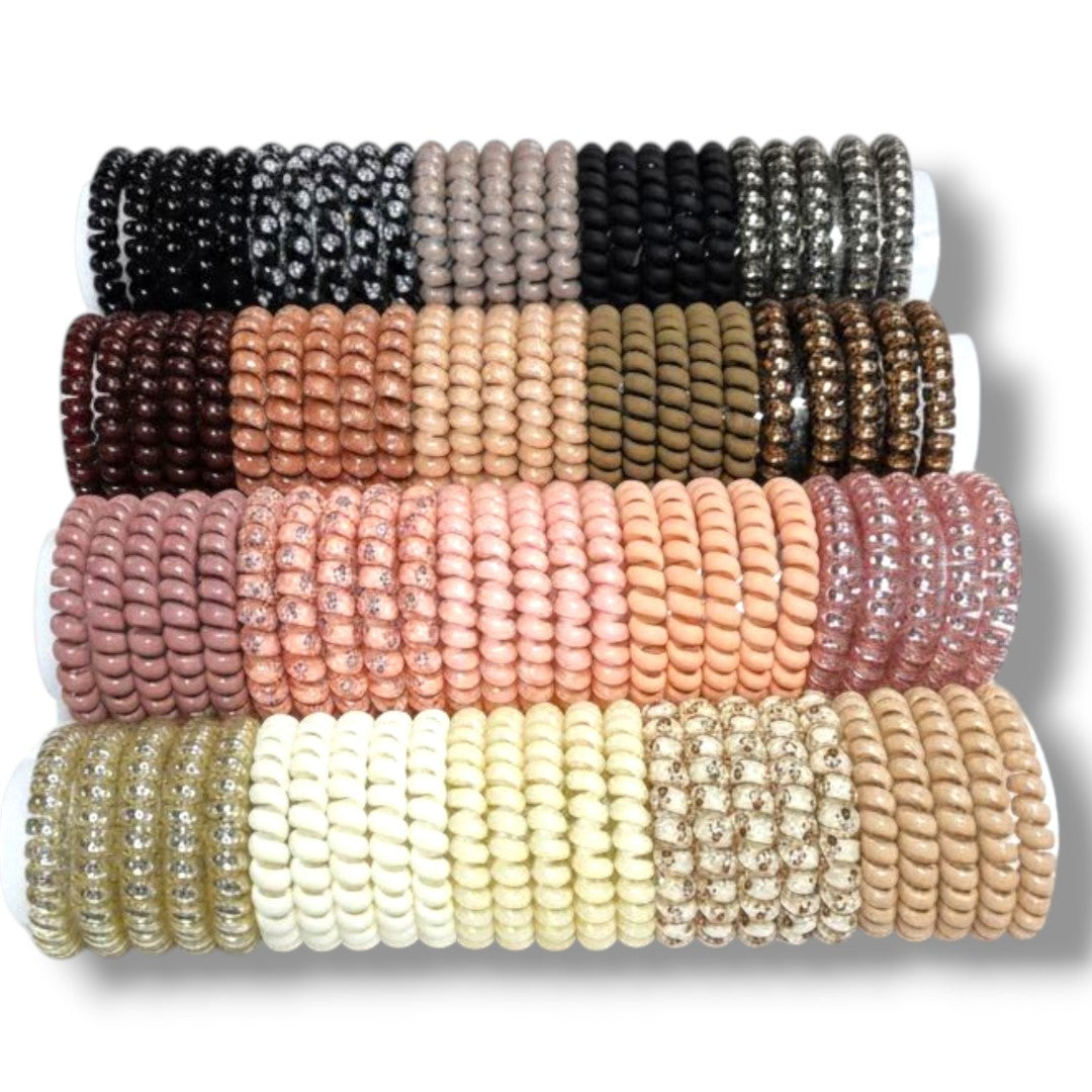 COLA LIGAS RESORTE P\ CABELLO CAFE