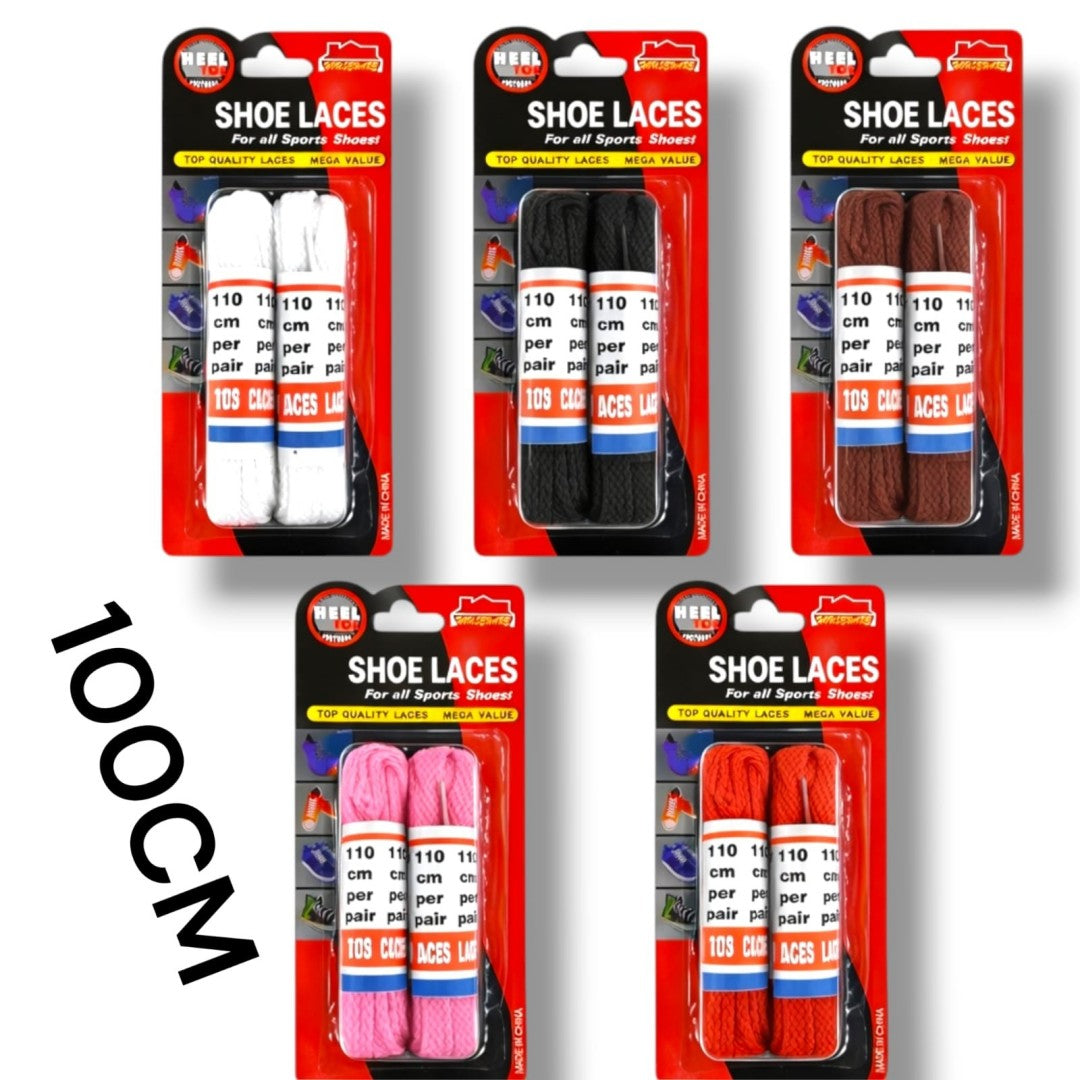 SET CORDONES ZAPATO 100 CM 2PAR PLANO