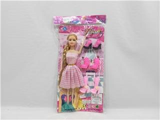 MUNECA BARBIE C/VESTIDO 11PUL 222-5