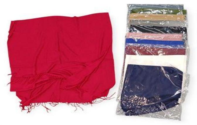 BUFANDA LISO SURTIDO COLOR 68*180