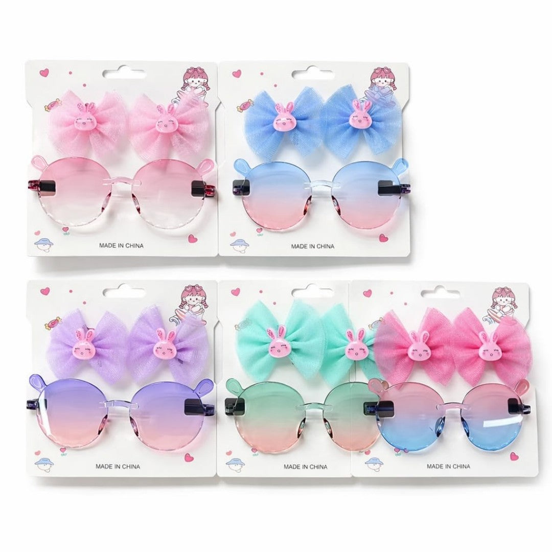SET GAFAS INFANTIL CON PRENSA CONEJO