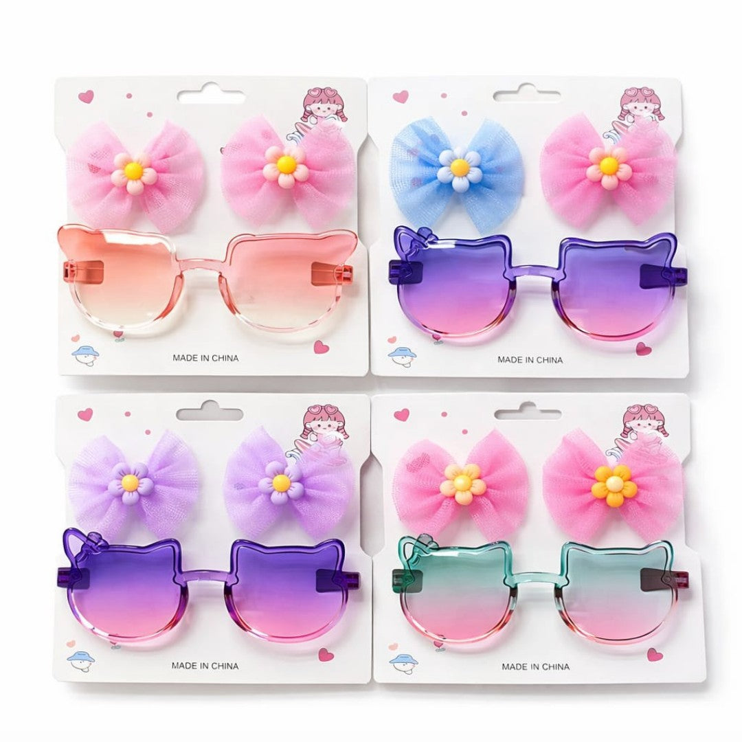 SET GAFAS INFANTIL CON PRENSA FLOR A