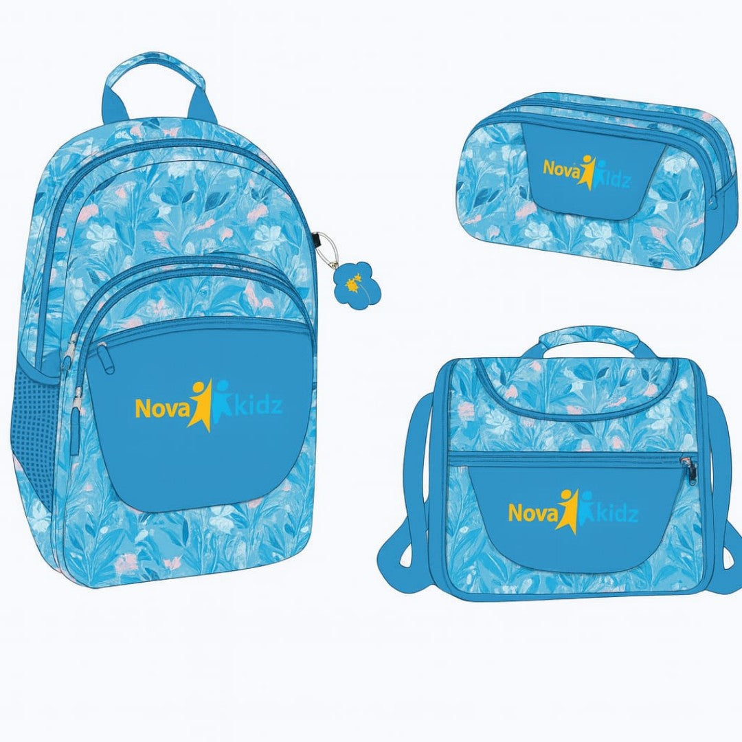 SALVEQUE+LONCHERA+CARTUCHERA 18PUL NOVA 16