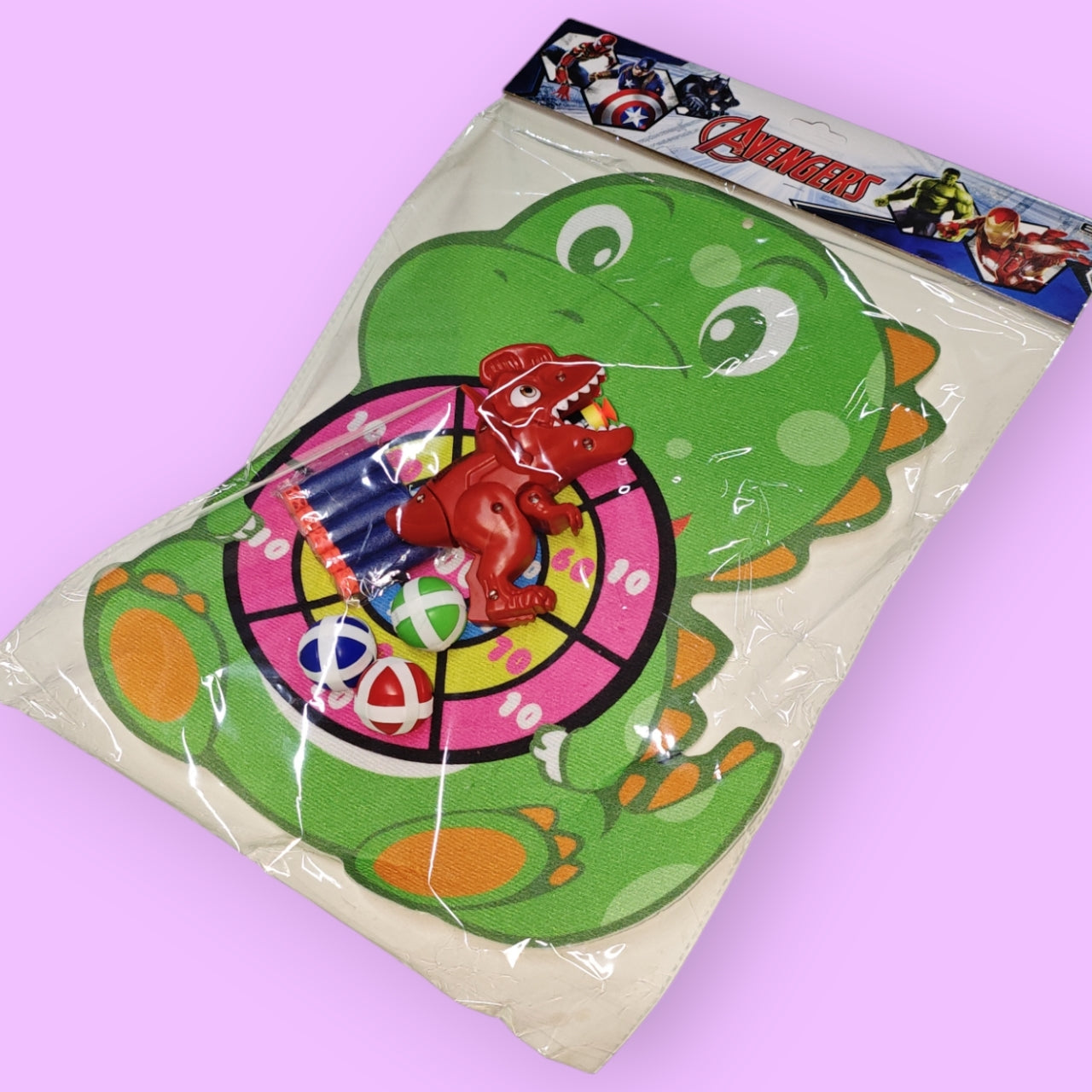 DARDO+PISTOLA TELA DINOSAURIO 999-50