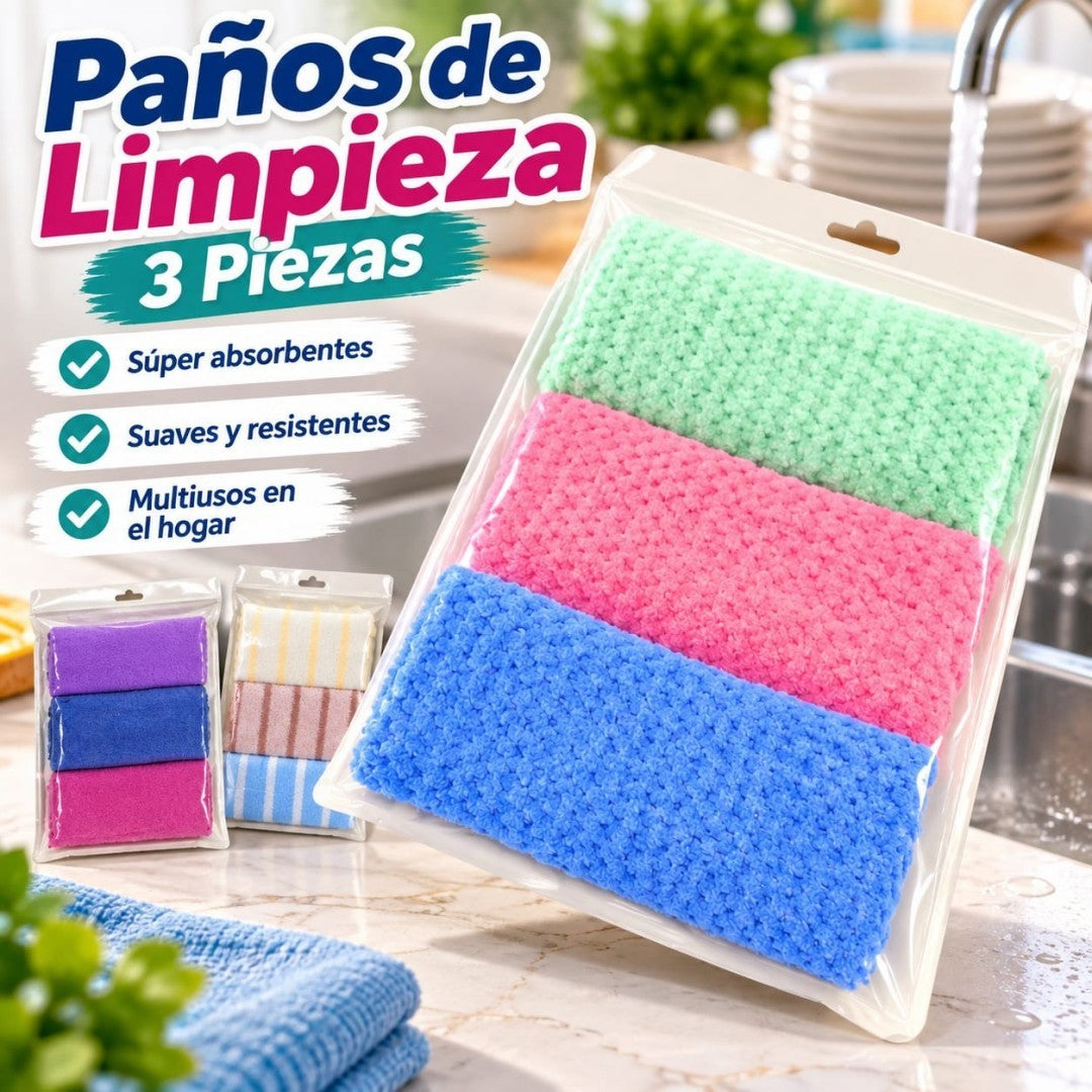 LIMPION COCINA 3PCS 30*30CM 265-6