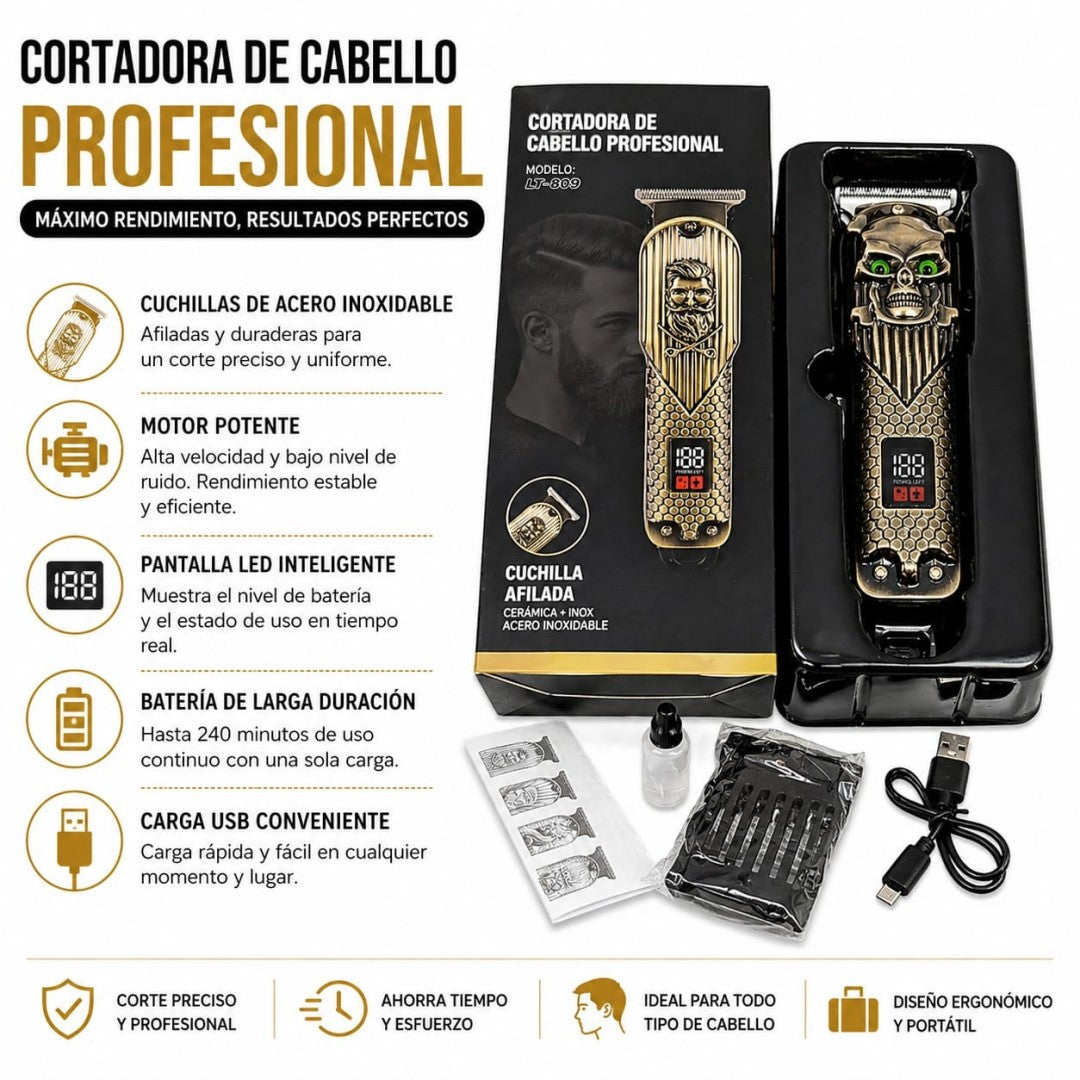 MAQUINA CORTA PELO CALAVERA LT-809