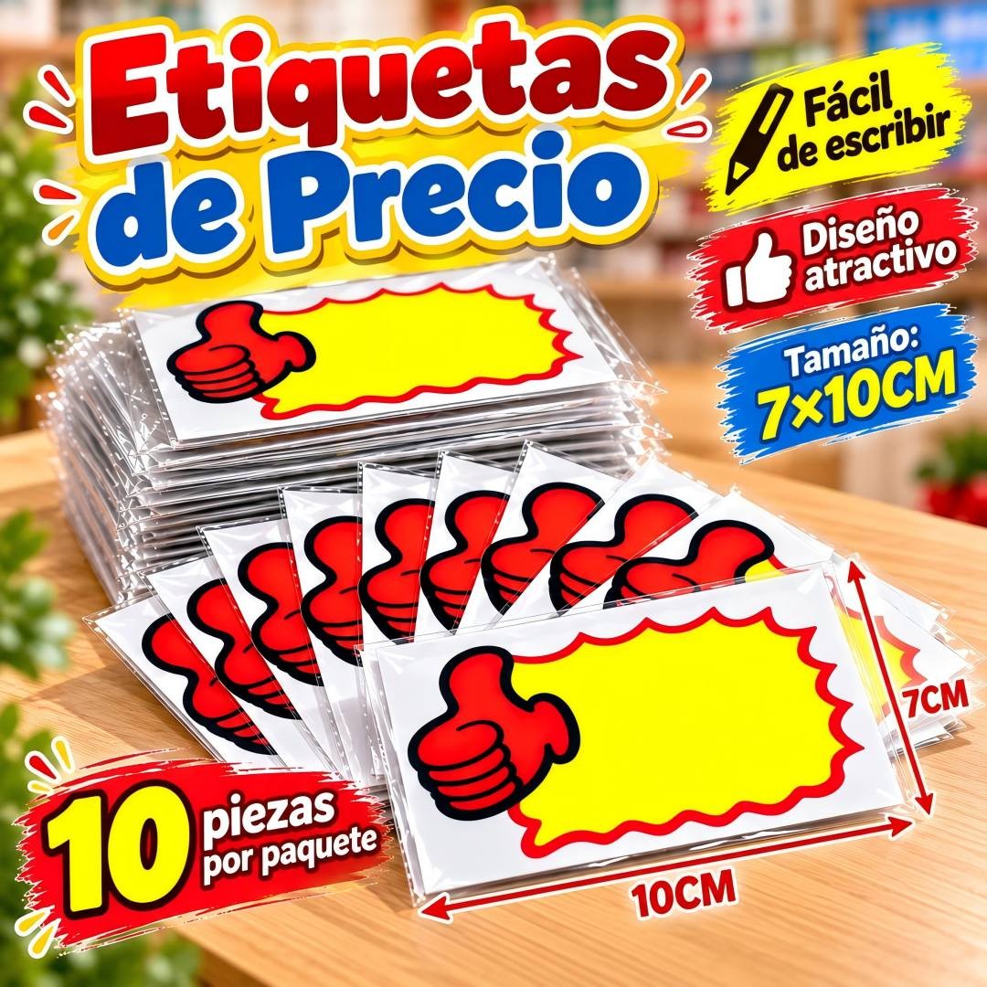 STICKER ETIQUETAS PARA PRECIO 7*10