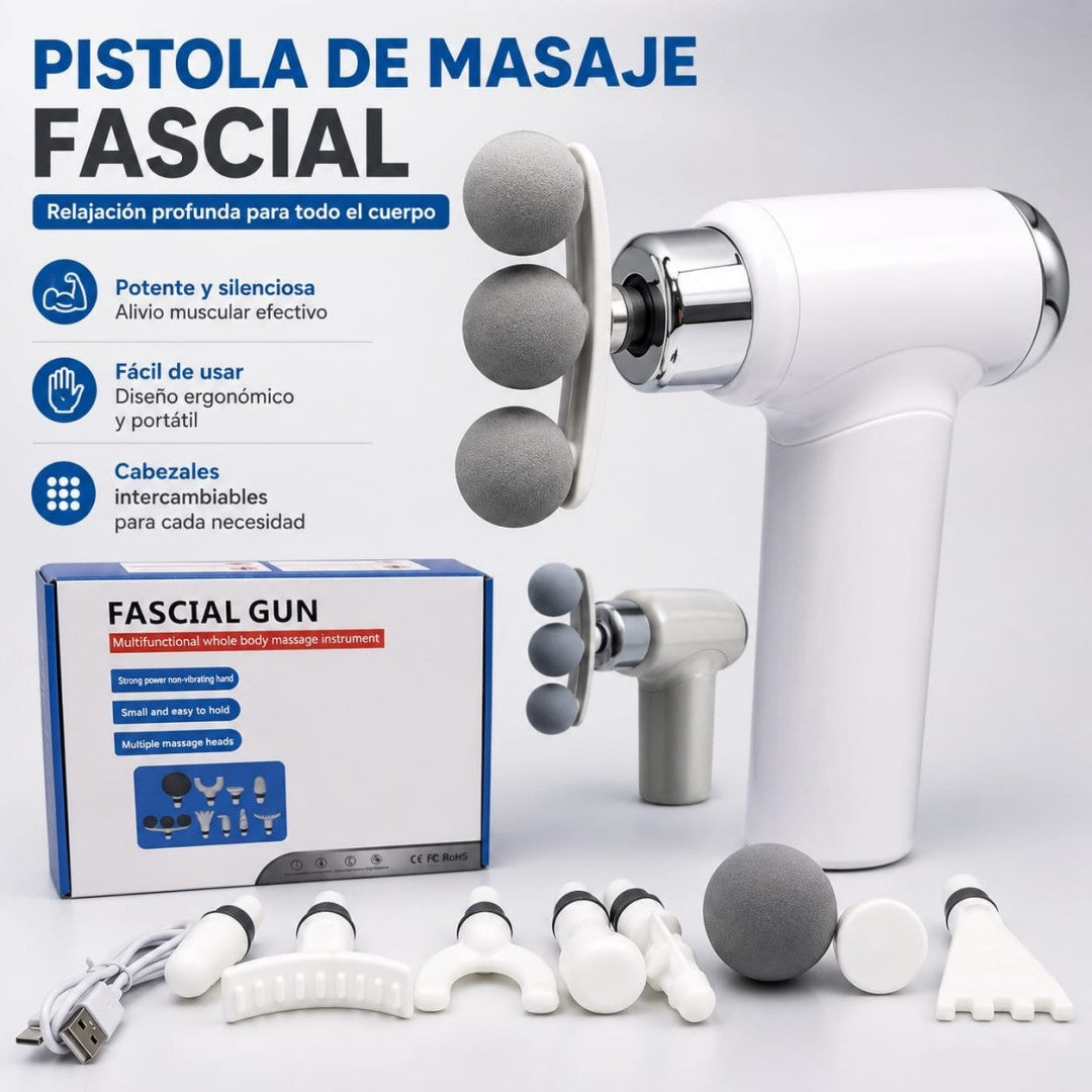 PISTOLA DE MASAJE MUSCULAR 3 BOLA PEQ