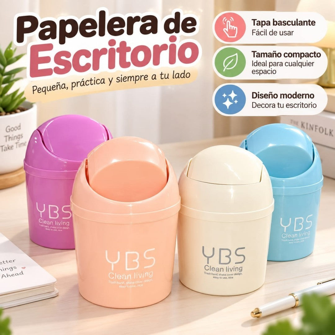 MINI BASURERO PVC PEQ YBS REDONDO