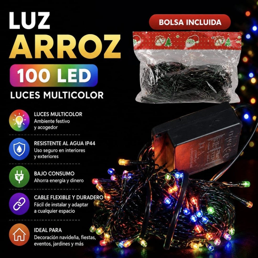 LUZ ARROZ COLOR 100L BOLSA