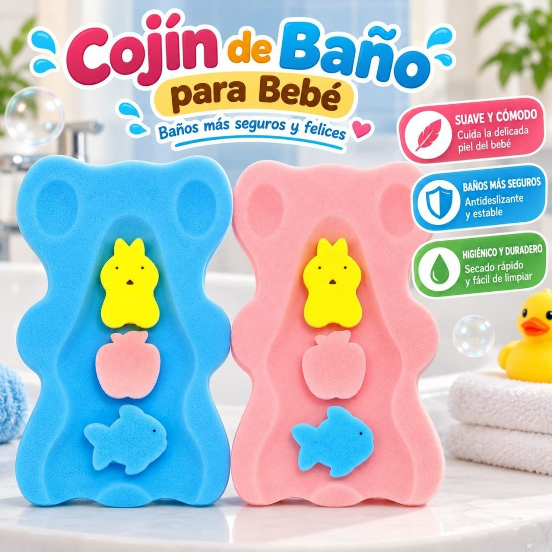 ESPONJA PARA TINA DE BEBE OSO B