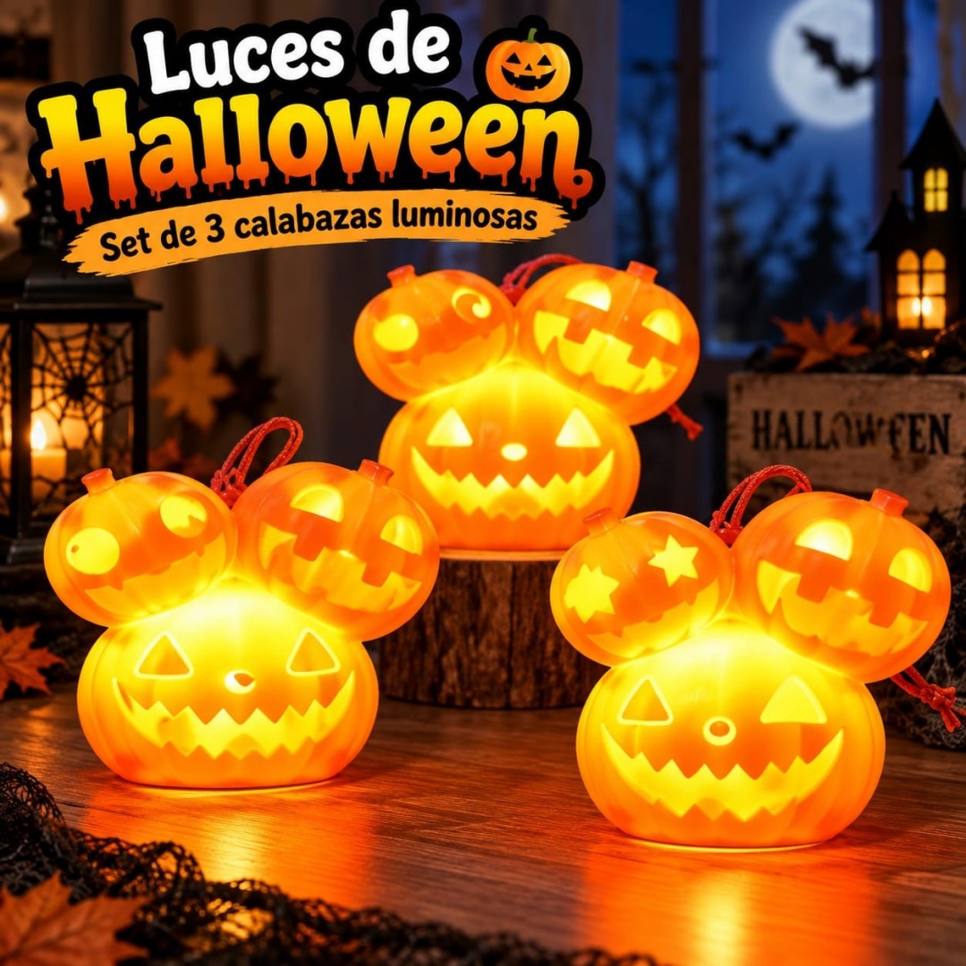LUZ HALLOWEEN CALABAZA A