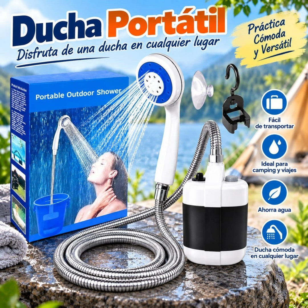 DUCHA PORTATIL RECARGABLE 2000MA