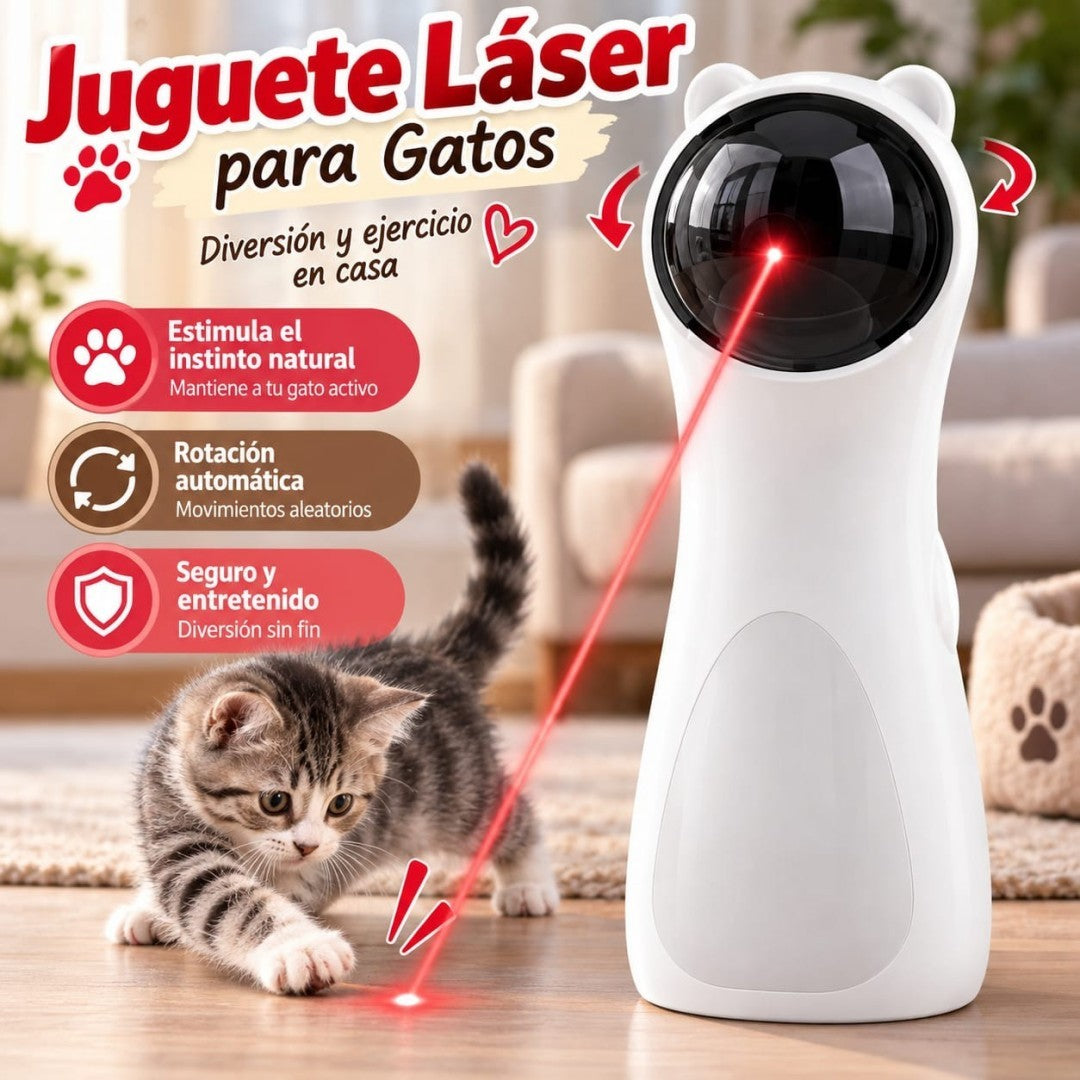 JUGUETE LASER PARA GATO