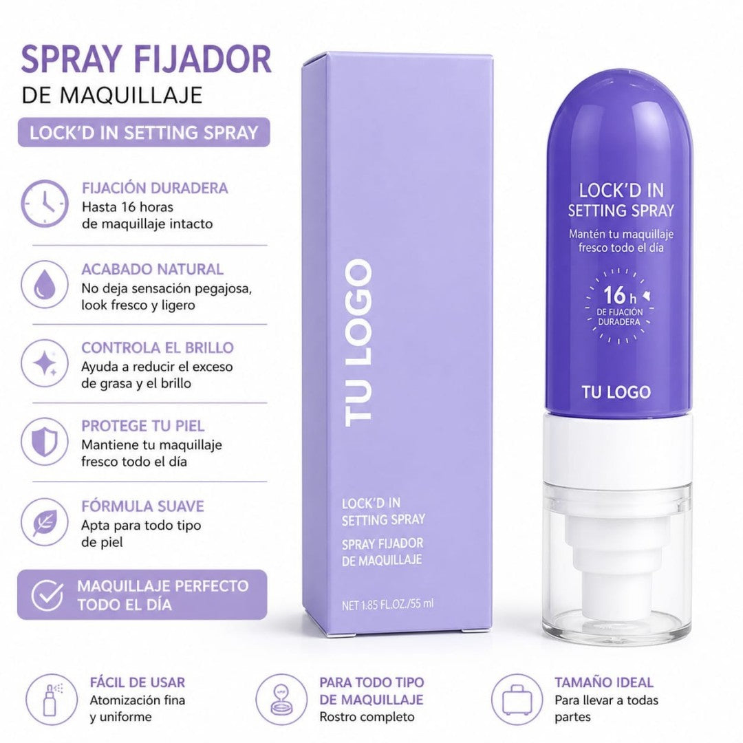 SPRAY FIJADOR DE MAQUILLAJE 16HORA