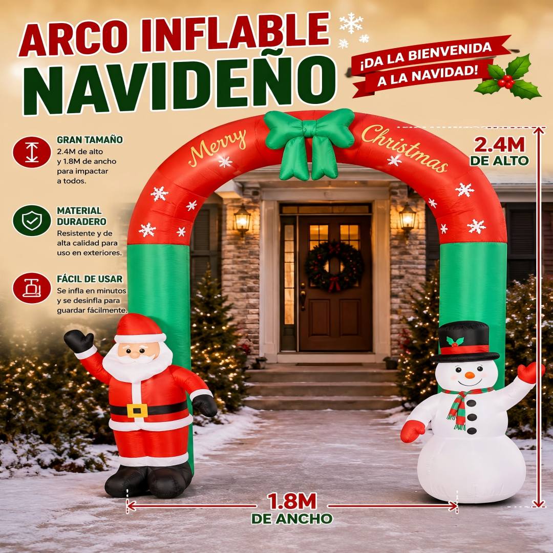 INFLABLE DE NAVIDAD 2.4*1.8M FUENTE