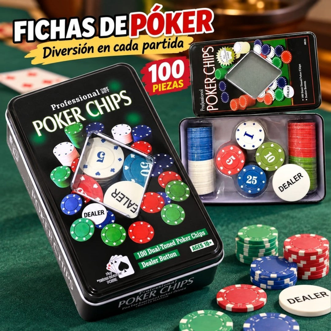 FICHAS DE NAIPE 100