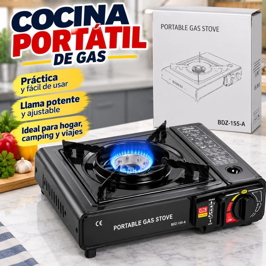 COCINA PORTATIL A GAS BDZ-155-A