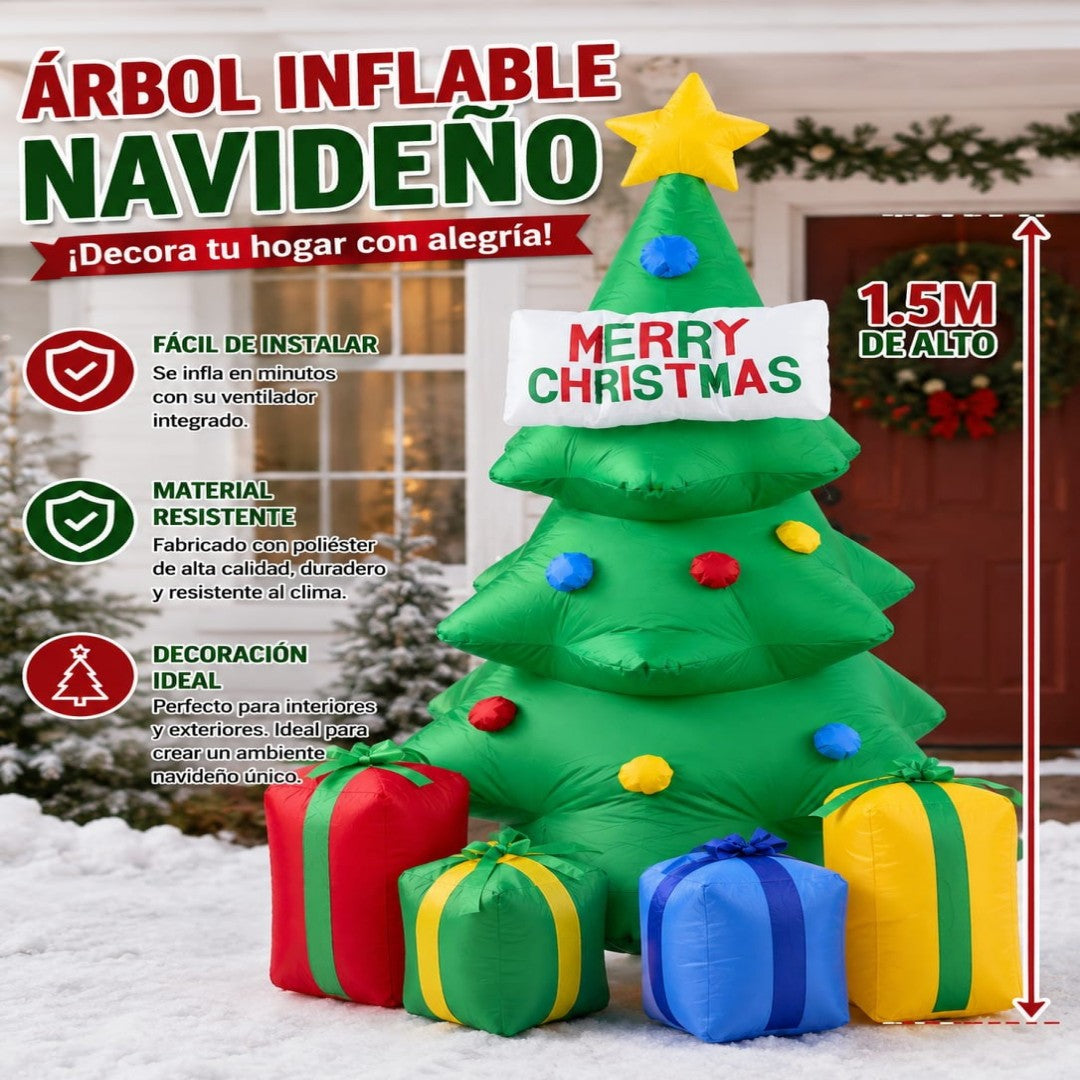 INFLABLE DE NAVIDAD ARBOL 150CM