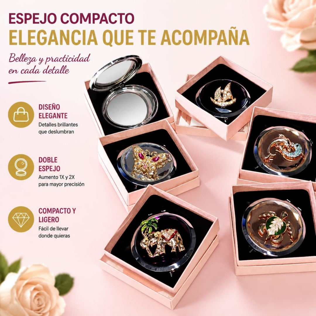 ESPEJO MAQUILLAJE CRISTAL