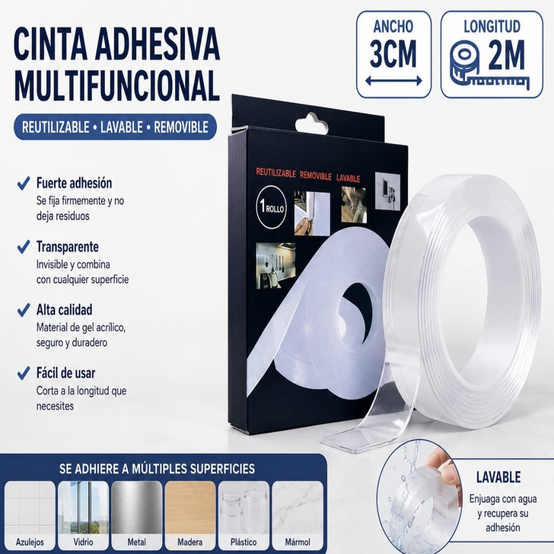 CINTA SILICON 3CM*2M CAJA