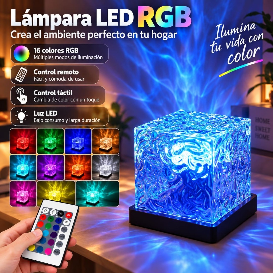 LAMPARA PROTECDOR DE AGUA CUBO
