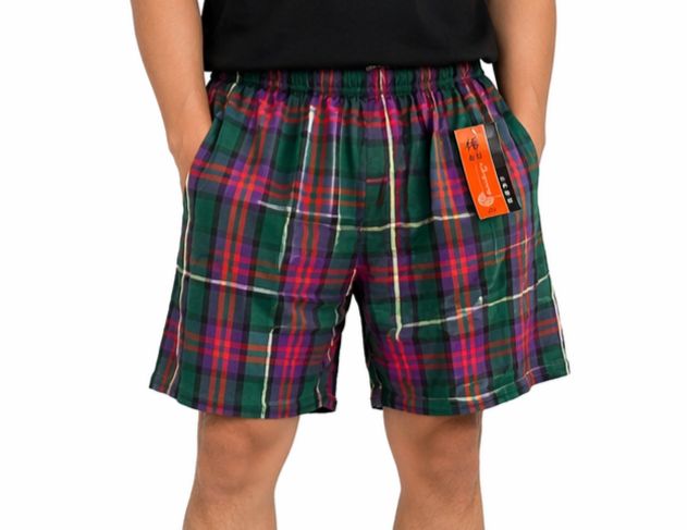 PANTALONETA PLAYA CUADROS