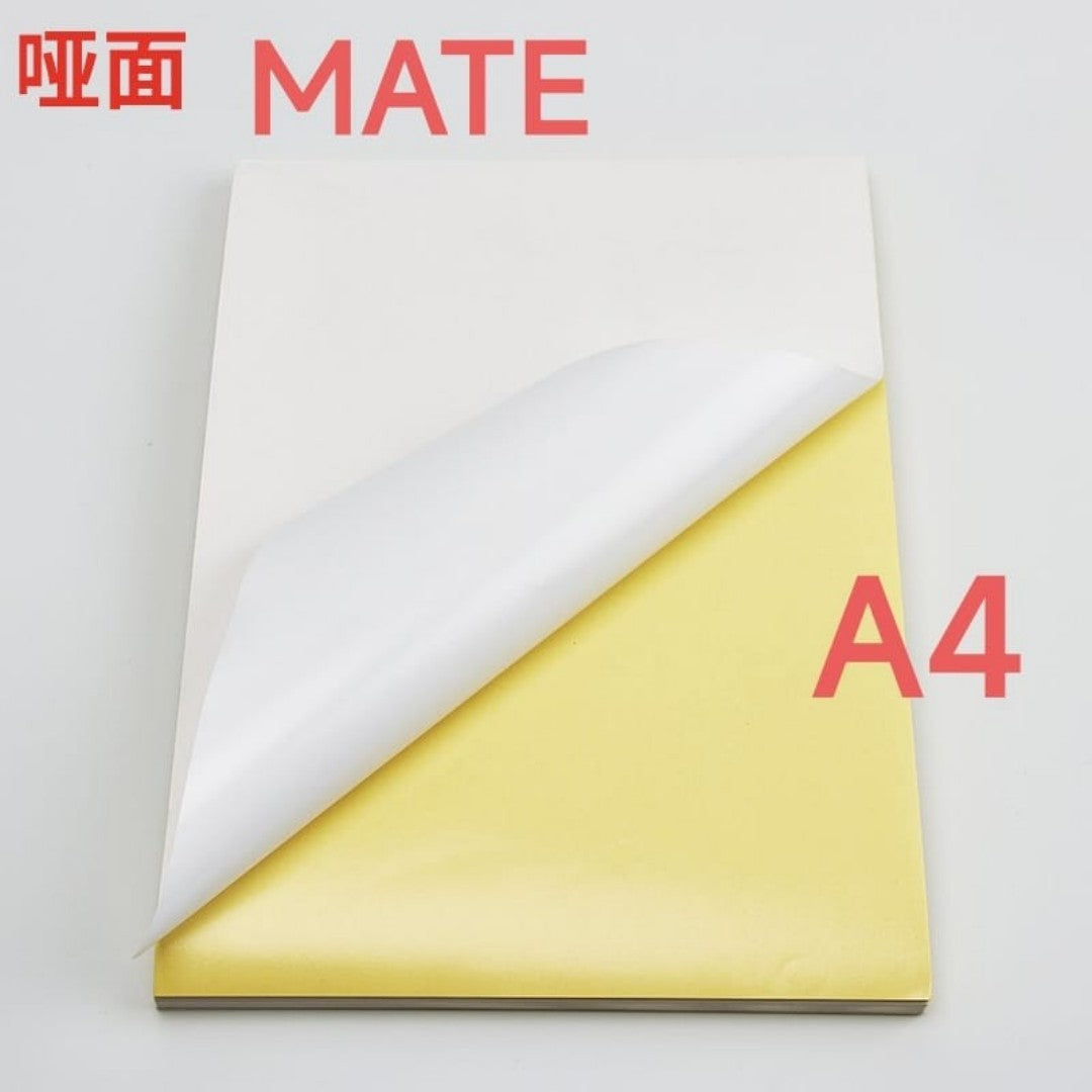 PAPEL ADHESIVO PARA IMPRIMIR 100H A4