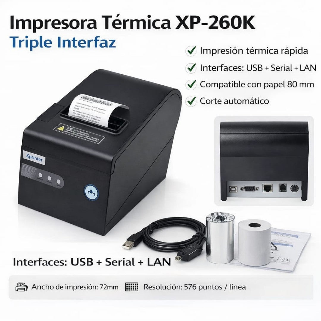 IMPRESORA TERMICA XP-C260K