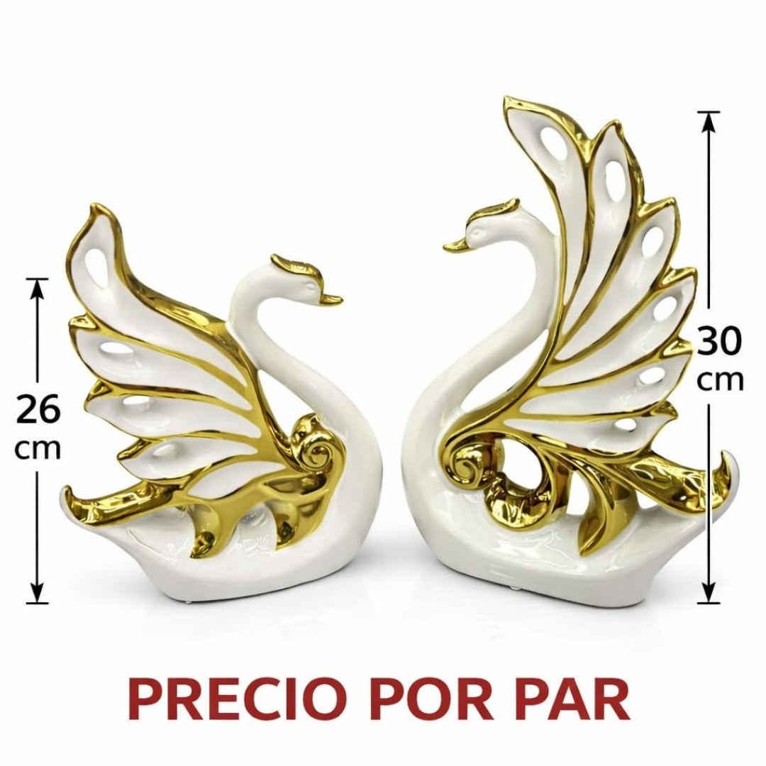 ADORNO CISNE CERAMICA ZY598-1-2