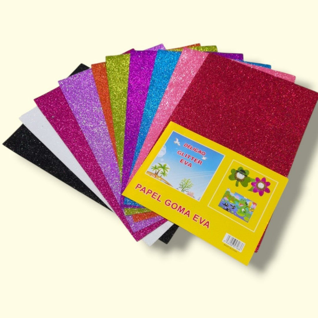 PAPEL COMA EVA ESCARCHA 1.5MM 10PCS